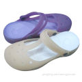 Women's Clogs, Transparent Vamp with Hole, Comfortable Insole